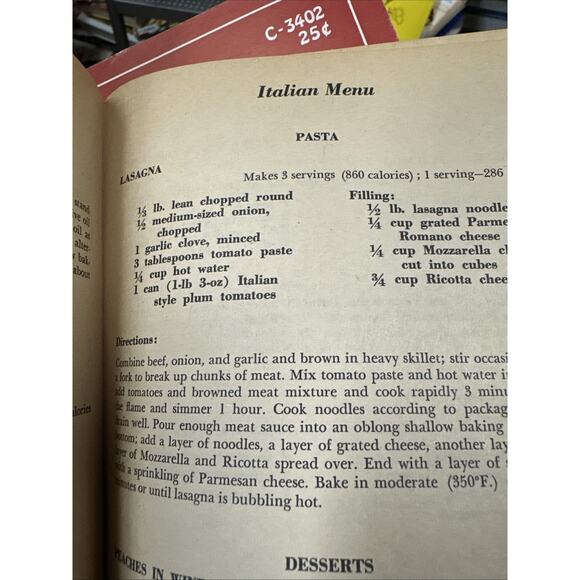 Gourmet Diet Cookbook Calorie Counter November 1974 - Picture 3 of 6